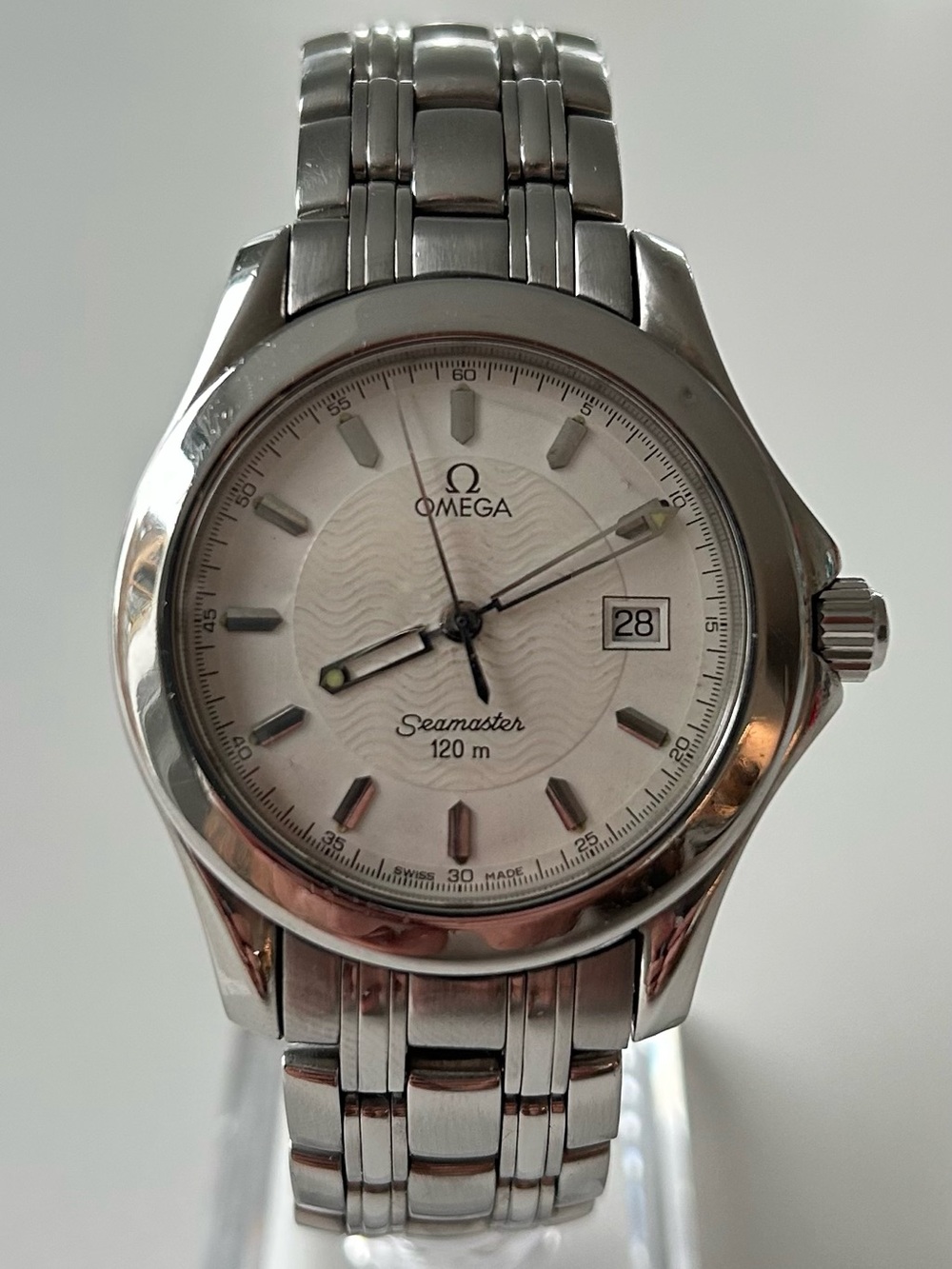 Omega Seamaster 120m white dial
